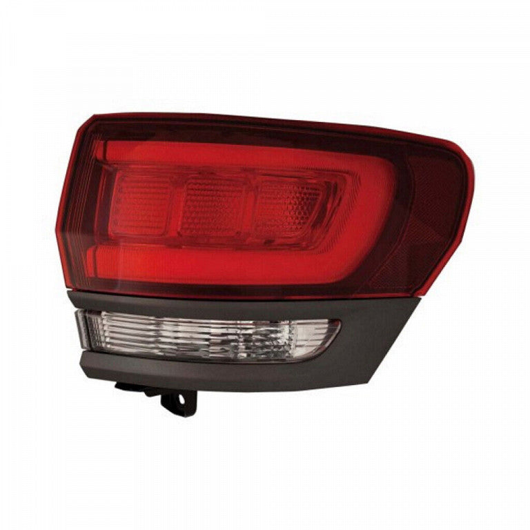 Tail Lamp Passenger Side Dark Gray Outer Bezel / Gloss Black Inner Capa For Jeep - CH2805117C