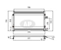 Condenser (3171) For Chrysler - CH3030193