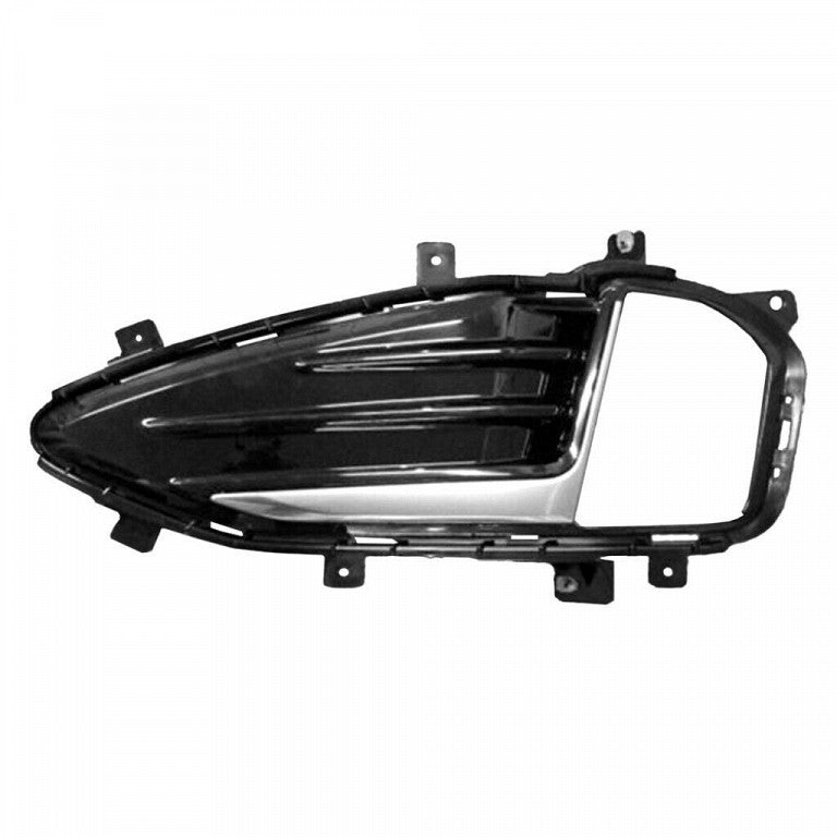Fog Lamp Bezel Front Driver Side Ptd Black With Satin Aluminium Moulding Sport Model For Ford - FO1038188