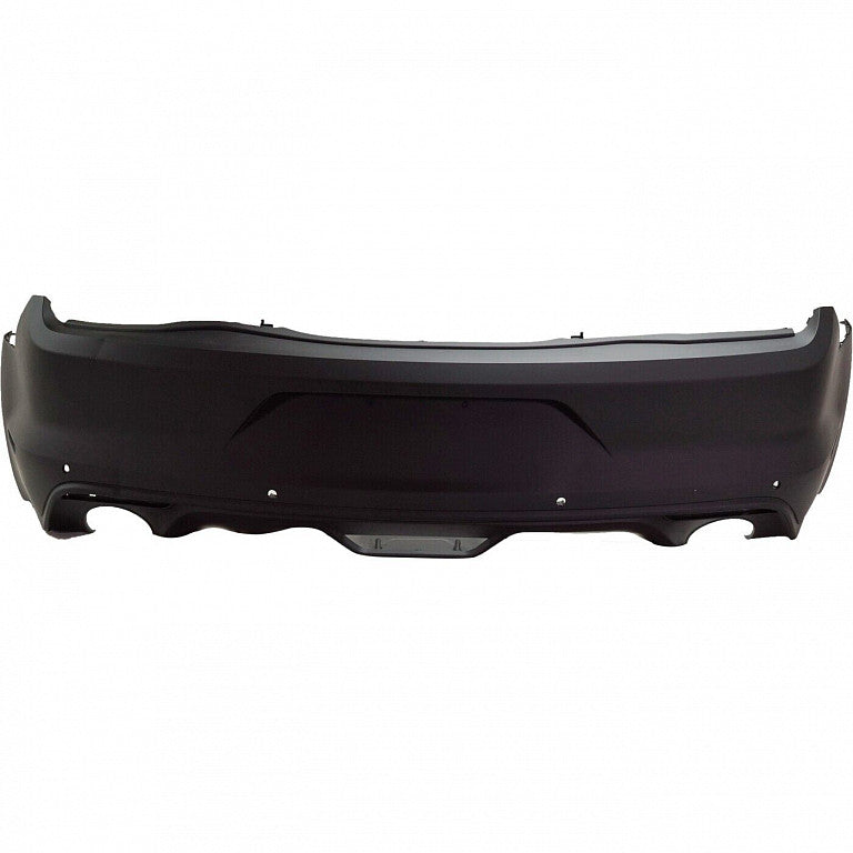 Bumper Rear Primed With Sensor Exclude 5.0L Engine Model Capa For Ford - FO1100709C