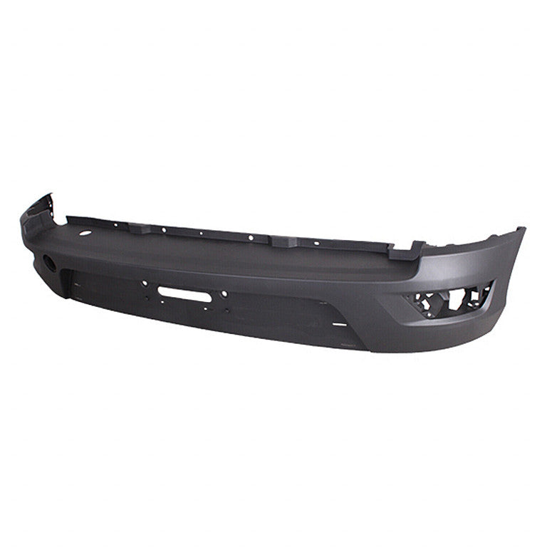 Bumper Rear Matte Dark Gray Without Sensor With Moulding Hole For Ford - FO1100751