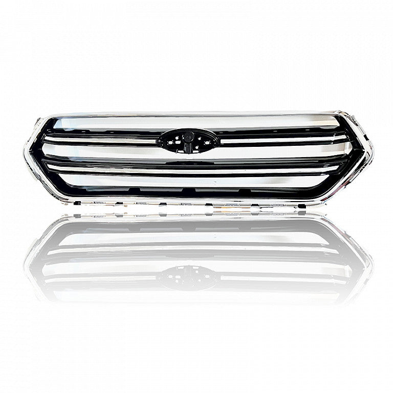 Grille Gloss Black With Chrome For Ford - FO1200594