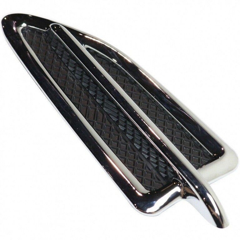 Fender Insert Front Passenger Side Chrome/Black To 2/25/14 Production Date For Ford - FO1267100