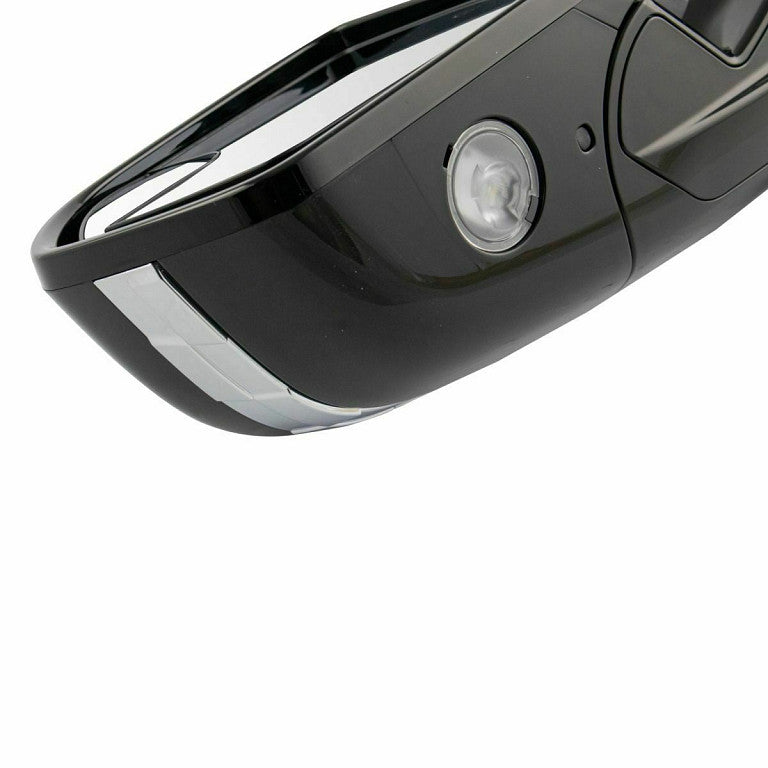 Door Mirror Driver Side Power Htd Without Signal/Blind Spot Black Smooth For Ford - FO1320633