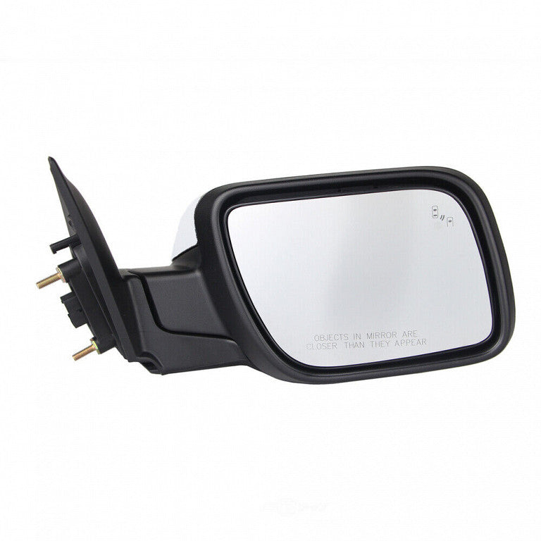 Door Mirror Passenger Side Power Htd With Memory/Signal/Puddle Lamp/Power Fold Chrome For Ford - FO1321618