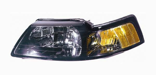 Head Lamp Driver Side Black Bezel High Quality For Ford - FO2502177