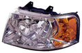 Head Lamp Driver Side Chrome Without Off Road Pkg High Quality For Ford - FO2502181