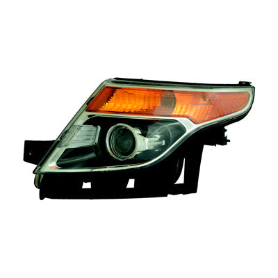Head Lamp Driver Side Halogen Base/Xlt/Ltd Models Without Adjust High Qualityreturn Restricted - Final Sale - No Warranty Coverage For Ford - FO2502301