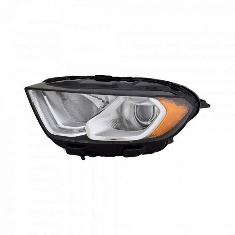 Head Lamp Driver Side Halogen Chrome Housing With Drl Capareturn Restricted - Final Sale - No Warranty Coverage For Ford - FO2502376C