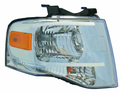 Head Lamp Passenger Side Chrome Bezel High Quality For Ford - fo2503226