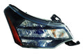 Head Lamp Passenger Side Black/Chrome Trim Cpe 09-10/Sdn Ses 10-11 High Quality For Ford - fo2503269