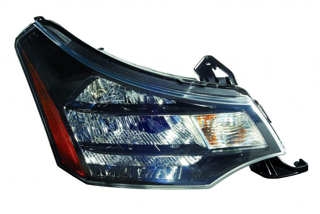 Head Lamp Passenger Side Black/Chrome Trim Cpe 09-10/Sdn Ses 10-11 High Quality For Ford - fo2503269