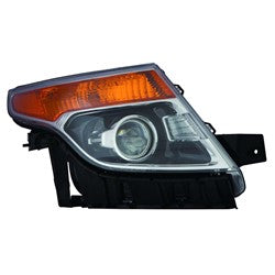 Head Lamp Passenger Side Halogen Without Strobe Lamp Police Model High Qualityreturn Restricted - Final Sale - No Warranty Coverage For Ford - FO2503328