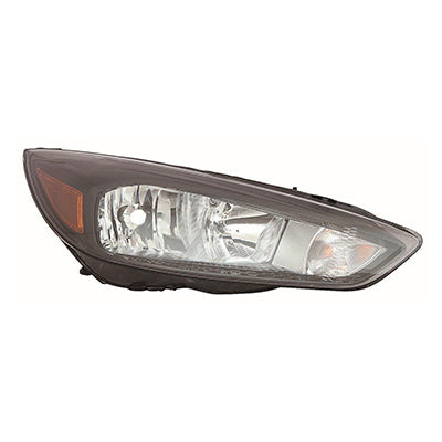 Head Lamp Passenger Side Black Bezel Without Drl Without Led Sdn/Hb High Qualityreturn Restricted - Final Sale - No Warranty Coverage For Ford - fo2503337
