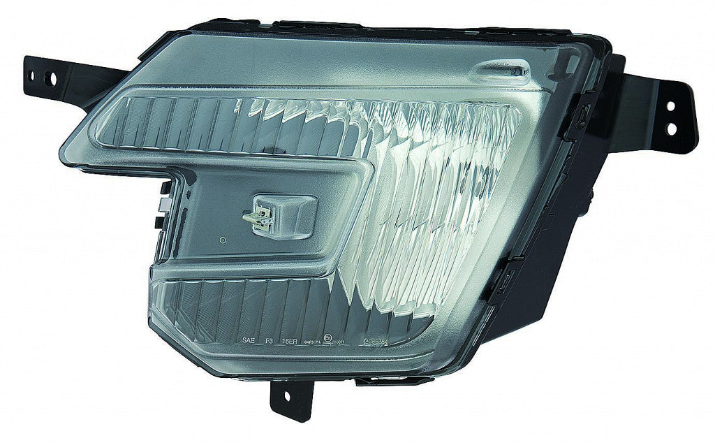 Fog Lamp Front Driver Side Halogen Without Platinum High Quality For Ford - fo2592237