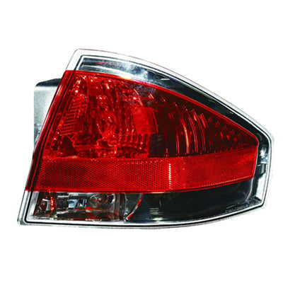 Tail Lamp Passenger Side With Dark Smoked Chrome Trim Cpe/Ses Sdn Capa For Ford - FO2801218C