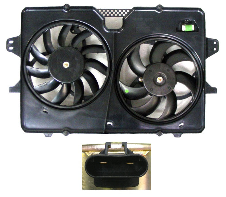 Cooling Fan Assy 2.3L/2.5L For Ford - FO3115176