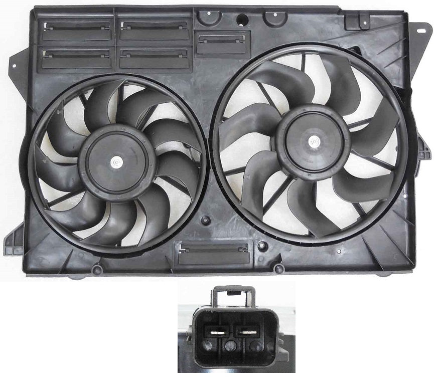 Cooling Fan Assy For Turbocharged Vehicles With 2 Blades For Ford - FO3115206