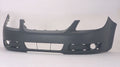 Bumper Front Primed With Fog Lamp Hole Lt Model Has Without Uprer Bar In Grille Capa For Chevrolet - GM1000826C