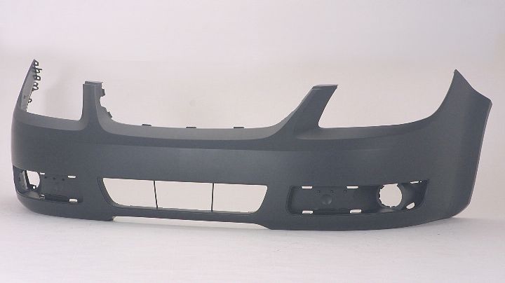 Bumper Front Primed With Fog Lamp Hole Lt Model Has Without Uprer Bar In Grille For Chevrolet - GM1000826