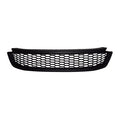 Grille Lower Center (Bumper Grille) Black Plastic For Buick - GM1036153