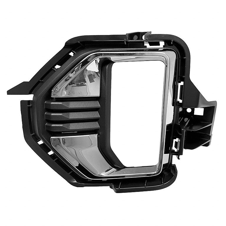 Fog Lamp Bezel Driver Side Black With Bright Chrome Molding For Gmc - GM1038276