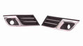 Fog Lamp Bezel Front Passenger Side Matte Black With Chrome Moulding/Trim Ltz Model For Chevrolet - GM1039150