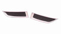 Grille Lower Passenger Side Outer Upper Matte-Black With Chrome Mldg For Gmc - GM1039155