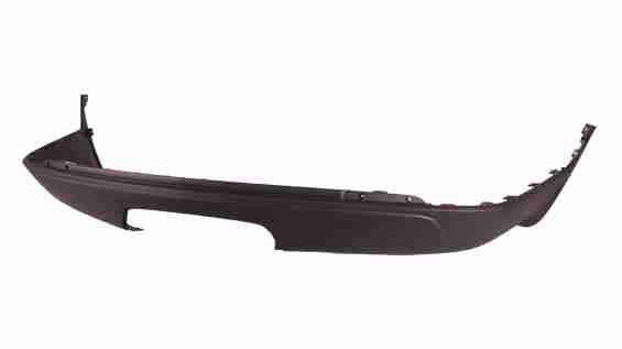 Bumper Rear Lower Dark Gray With Single Exhaust Hole For Chevrolet - GM1115111