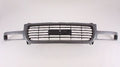 Grille Black Horizontal Bars With Textured Gray Frontame For Gmc - GM1200429