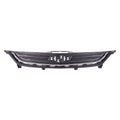 Grille Upper Matte Black With Chrome Moulding Without Rs Pkg For Chevrolet - GM1200736