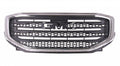 Grille Front Chrome Frontame With All Black Center Without Emblem For Gmc - GM1200751