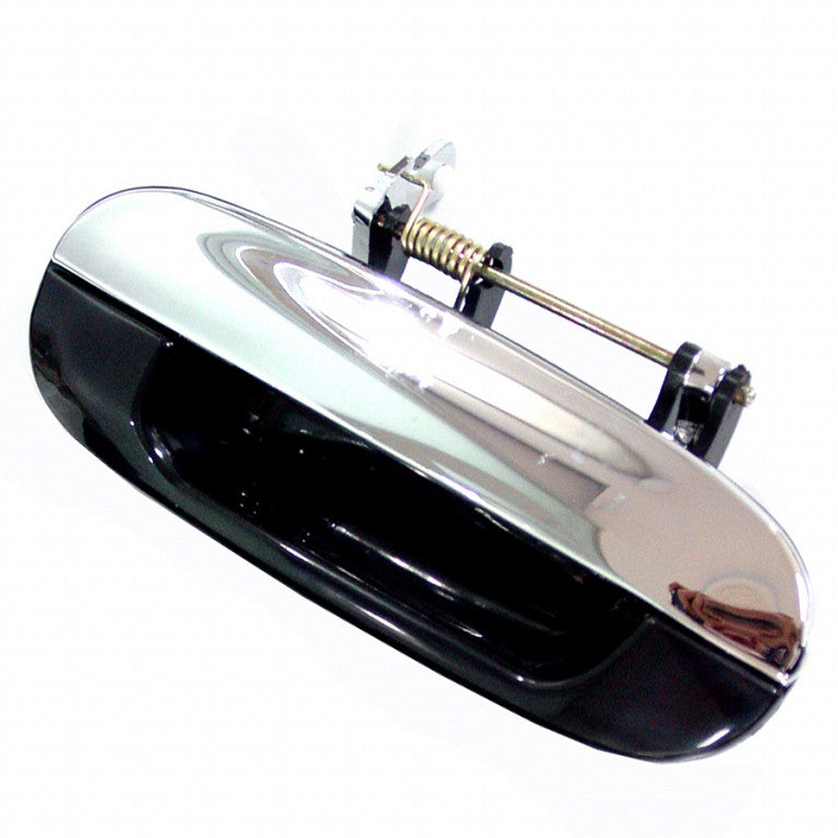 Door Handle Front Passenger Side Outer Black/Chrome (With Key Ho) For Buick - GM1311175