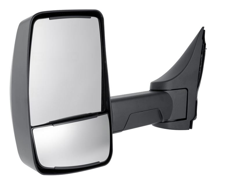 Door Mirror Driver Side Manual Textured With Tow/ Long Arm For 96Inch Wide And Over Models For Gmc - GM1320529