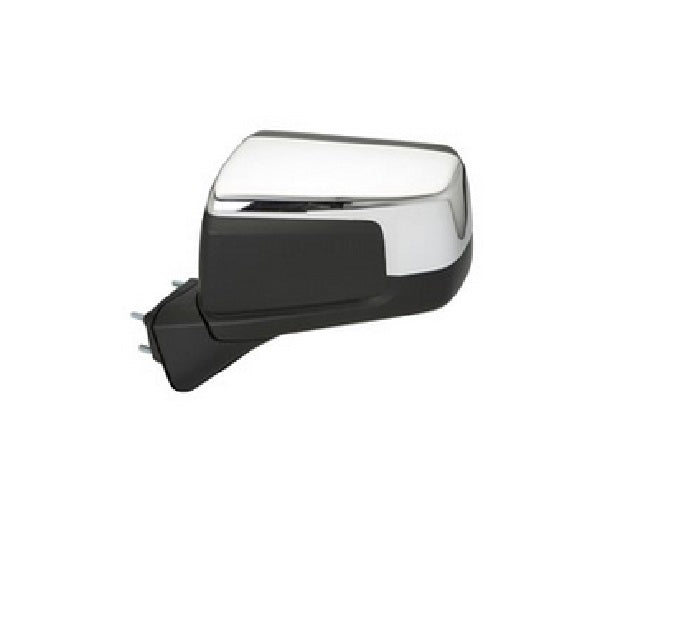 Door Mirror Driver Side Power Chrome Htd For Chevrolet - GM1320585