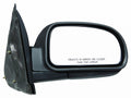 Door Mirror Passenger Side Manual With Folding Black For Buick - GM1321264
