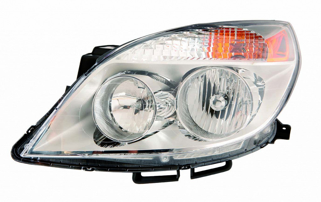 Head Lamp Driver Side Without High Beam Heat Shield Frontom 4/12/07 Capa For Saturn - GM2502292C