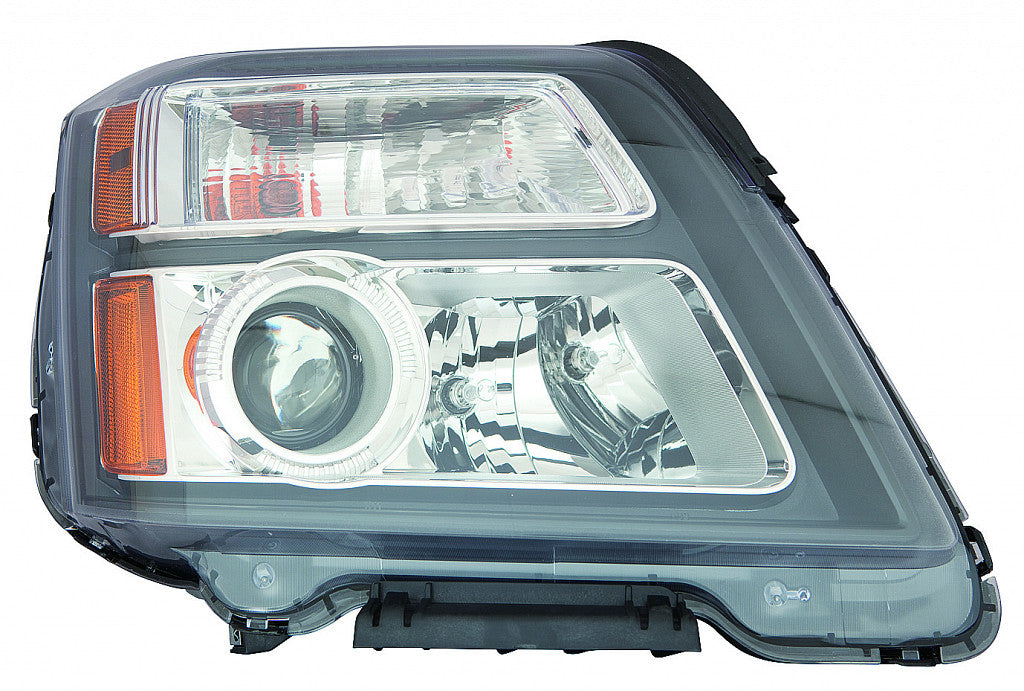 Head Lamp Driver Side Halogen Denali Model Black Bezel Capareturn Restricted - Final Sale - No Warranty Coverage For Gmc - GM2502436C