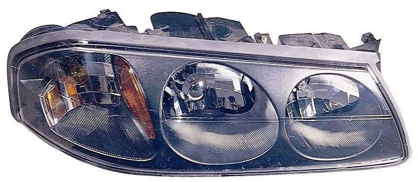 Head Lamp Passenger Side Black Bezel With Center Bulb Shield To Feb 5Th 2004 High Quality For Chevrolet - GM2503201