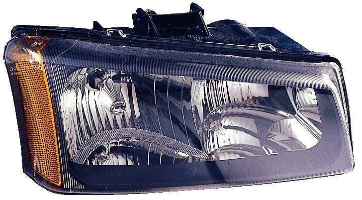Head Lamp Passenger Side With Smooth Bezel Without Cladding For Chevrolet - GM2503224V