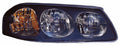 Head Lamp Passenger Side Black Bezel Without Center Bulb Shield Frontom Feb 6Th 2004 Capa For Chevrolet - GM2503248C