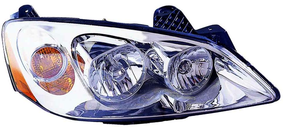 Head Lamp Passenger Side With Clear Round Lens For Ctf Pkg High Quality For Pontiac - GM2503355