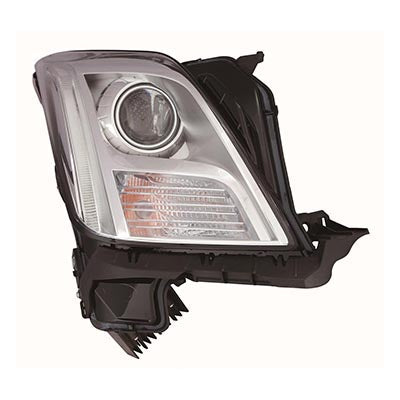 Head Lamp Passenger Side Without Leveling System Active Lighting Capareturn Restricted - Final Sale - No Warranty Coverage For Cadillac - GM2503374C