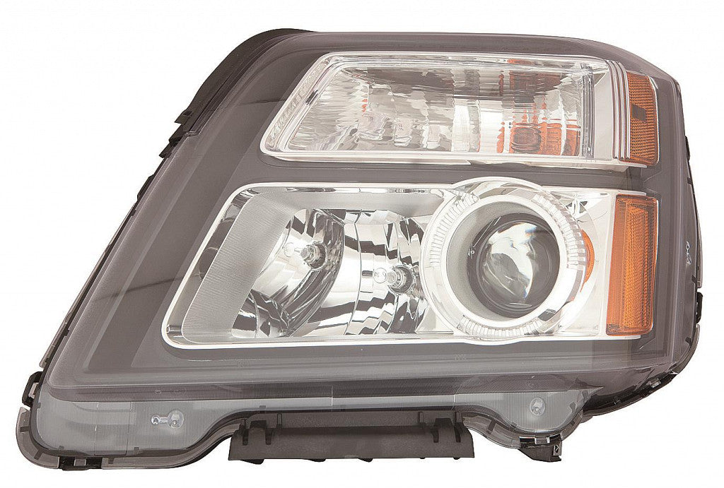 Head Lamp Passenger Side Halogen Denali Model Black Bezel Capareturn Restricted - Final Sale - No Warranty Coverage For Gmc - GM2503436C