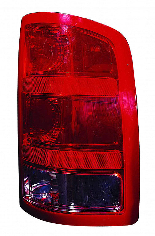 Tail Lamp Passenger Side Exclude Base/Dually/Denali Without Dark Red Trim With Large 3047 Back-Up Bulb Capa For Gmc - GM2801208C