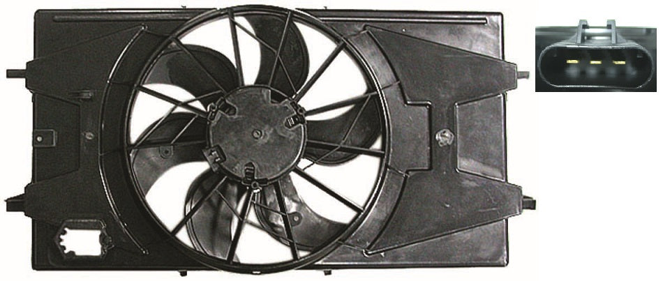 Cooling Fan Assy 2.2L For Pontiac - GM3115179