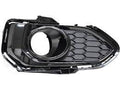Fog Lamp Bezel Front Driver Side Textured Gloss Black For Honda - ho1038152