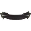 Bumper Rear Primed Ex/Ex-L Use With Chrome Moulding Without Sensor Hole For Honda - ho1100315v
