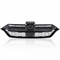 Grille Front Black Bare Of All Mouldings For Honda - HO1200247