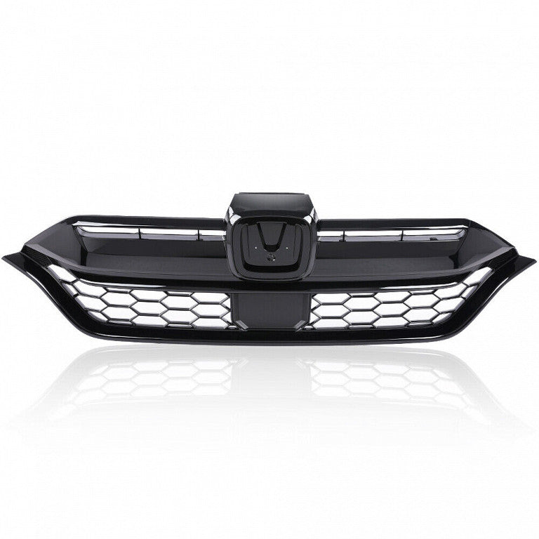 Grille Front Black Bare Of All Mouldings For Honda - HO1200247
